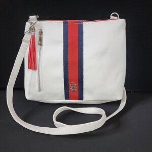 St. Louis Cardinals White Crossbody Purse – MLB Tassel Bag Red Blue Logo
